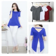 Hoziro - Baju Atasan Blouse Wanita Ellyn Bahan Spandek Soft