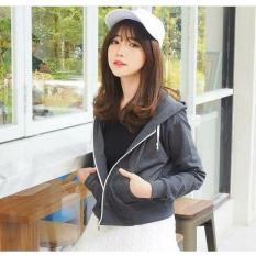 Hoziro - Atasan Outwear Wanita Jaket Nani - Abu