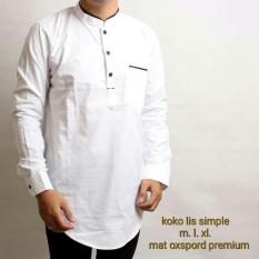 Hp busana Kemeja Koko lengan panjang polos / gamis kemko masa kini