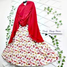 HQo Busana Muslim Gamis Umbrella Klok Maxi Cutting 4M (TANPA HIJAB)
