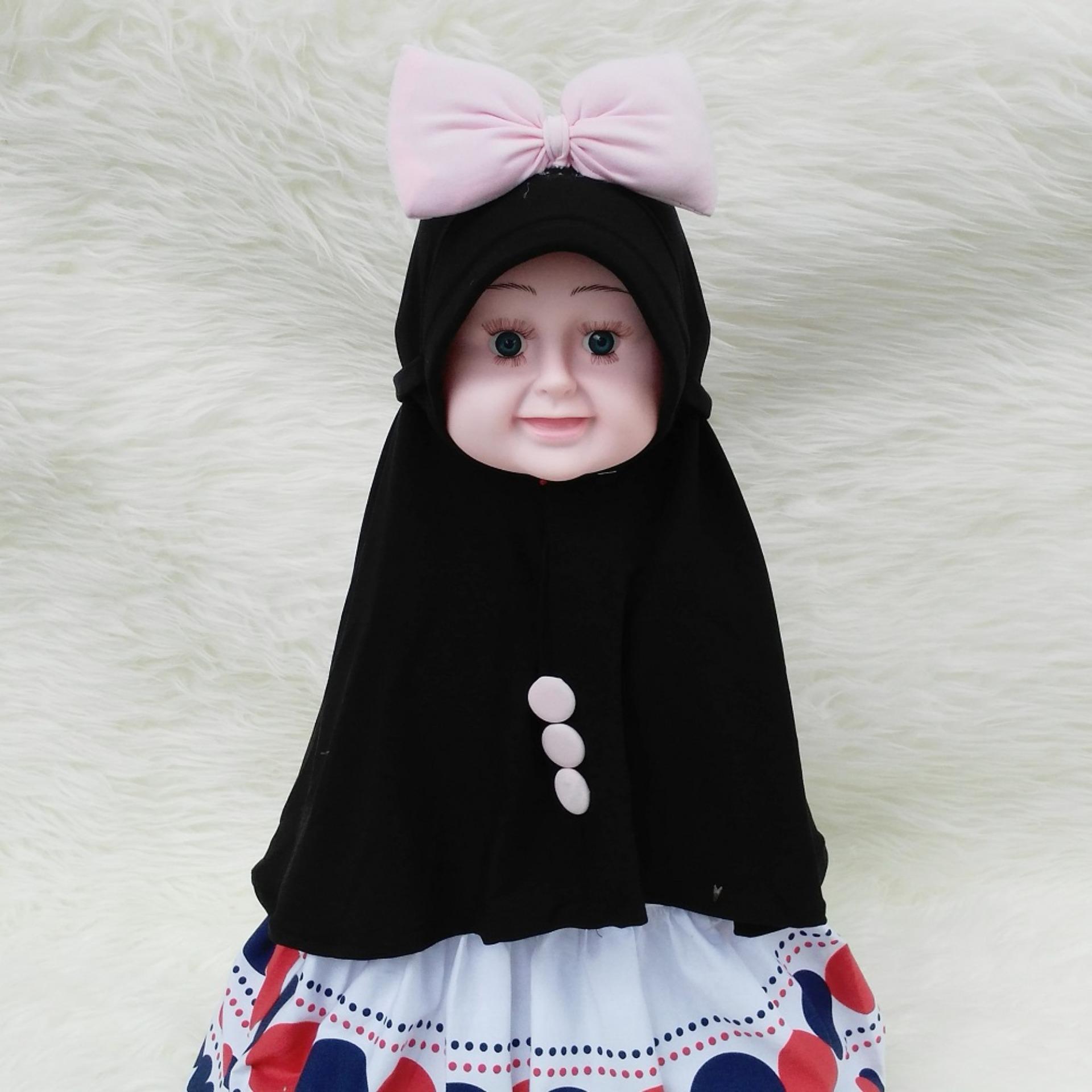 HQo Kerudung Anak Bayi Minnie Mouse / Jilbab Anak Bayi / Jilbab Bayi / Hijab Pashmina Instan Anak