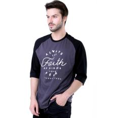 HRCN HGH 0008 kaos reglan casual pria - catton combad - modis ( ABU )