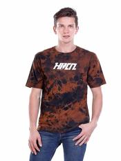 HRCN HGP 0308 kaos oneck/T-shirt lengan pendek pria - bahan cotton combed - bagus dan keren (Brown)