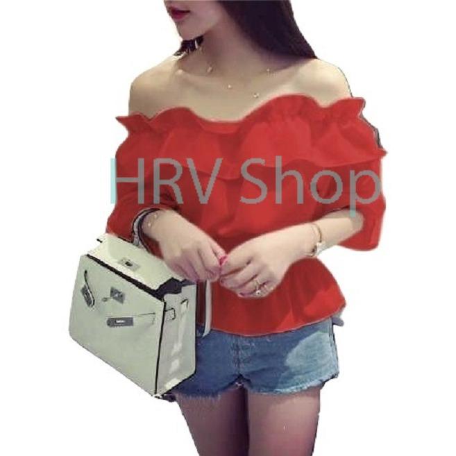 HRV Shop Blouse Wanita Sabrina Yessy / Baju Wanita / Blouse Korea / Atasan Wanita / Baju Formal / Kemeja Wanita / Kemeja Formal / Atasan Muslim / Kemeja Cewek Tunik / Kemeja Kerja