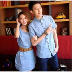 H~Shico Kemeja couple Dress DENBELT