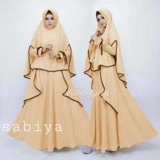 H~Shico Maxi Hijab SABIYA ( Kream )