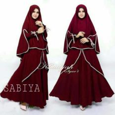 H~Shico Maxi Hijab SABIYA ( Maroon )
