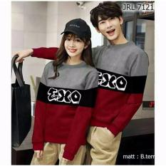 H~Shico - Swaeter Couple EXO Abu Baju Pasangan Sweater Couple SWEATER