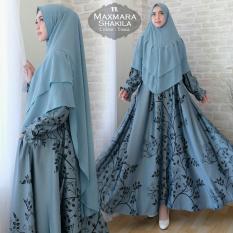 Humaira99 Gamis Syari Jumbo Dress Hijab Muslimah Atasan Wanita Maxmara Lynea Shakila XXL