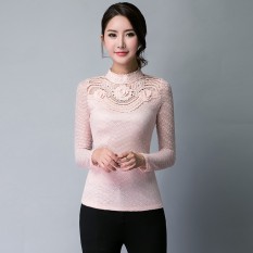 Ibu Gemuk Renda Renda Renda Renda Ukuran Besar Baju Dalaman (Merah Muda)