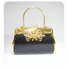 IdolaBags - Tas Pesta Clutch Handbag Besar Wanita Farnell Import Ori bahan Glitter-glossy