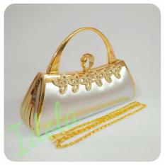 IdolaBags - Tas Pesta Clutch Handbag Wanita Sunflower Ori Size Medium-Lebar