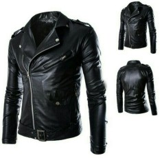 IGS Jaket Blazer Kulit Type Ramones Fahion Pria Termurah