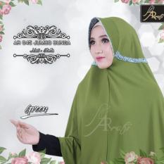 ijab instan Arrafi Talita Jumbo B (warna Green) Ar45J jilbab kerudung syari jumbo bergo khimar