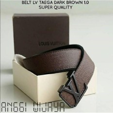 IKAT PINGGANG GESPER BELT PRIA/WANITA KULIT IMPORT JAMAN SEKARANG LV02AW