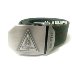 Ikat pinggang - Gesper - Sabuk - DELTA FORCE Hijau Army - Nayla Wijaya