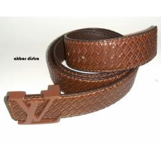 IKAT PINGGANG KULIT IMPORT PRIA COWO BRANDED AKABAR DISTRO