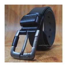 Ikat Pinggang Pria Kulit Sabuk Wallet Belt Gesper Pria Sabuk Pria Kulit Jeep Zero - Black ( BLT- 4 )