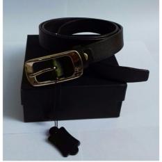 IKAT PINGGANG WANITA-BRANDED & LUXURY-BELT PB L-001/20 DARK BROWN