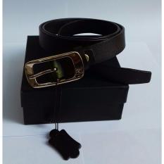 IKAT PINGGANG WANITA-BRANDED & LUXURY-BELT PB L-001/20 DARK BROWN