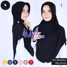 Imels Hijab - Jilbab Aira Meizahra Jersey Super Hitam