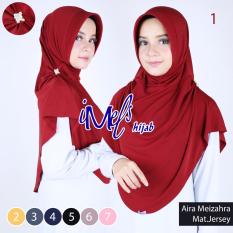 Imels Hijab - Jilbab Aira Meizahra Jersey Super Maroon