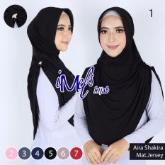 Imels Hijab - Jilbab Aira Shakira Jersey Super Hitam