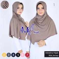 Imels Hijab - Jilbab Ashalina Jersey Super Abu