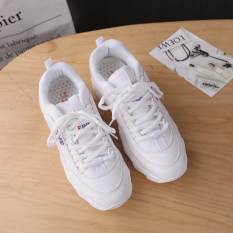 In Korea Fashion Style Super Api Sepatu Wanita Baru Sepatu Sneakers (Putih)