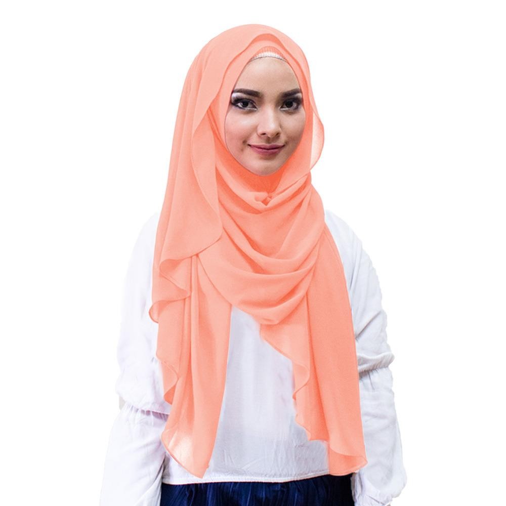 Inara Hijab Kerudung Instan - [Warna Peach]