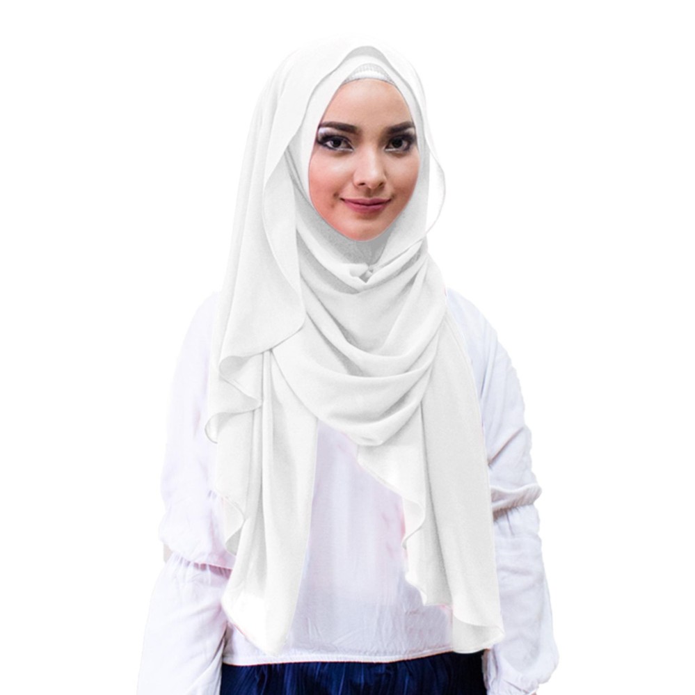 Inara Hijab Kerudung Instan - [Warna Putih] 