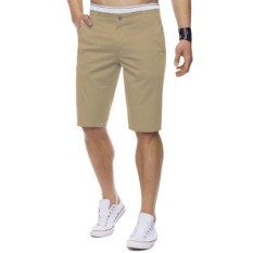 Incerun Pria 100% Katun Modis Kargo Kerja Combat Pendek Celana Tentara Polos Pant Khaki-Internasional