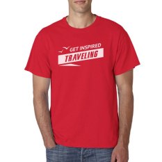 Indoclothing T Shirt Get Inspired Traveling - Merah