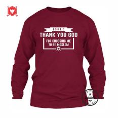 Indoholic Apparel Kaos Distro Thanks God Baju Pria Bandung Lengan Tangan Panjang Muslim Moslem Premium Lebaran Murah Keren Wanita Anime Nike adidas fila