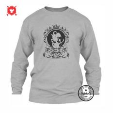 Indoholic Apparel Kaos Distro Wayang Indonesia Bersatu Baju Pria Bandung Lengan Tangan Panjang Muslim Moslem Premium Lebaran Murah Keren Wanita Anime - Abu