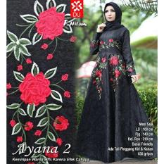 Indonesia Heritage Kondangan Hijaber Bordir Mewah - Gaun Pesta Maxy Party Dress - Gamis Pesta Wisuda - Kebaya Modern ihayana