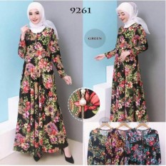 Indonesia Heritage - Gamis Jumbo - Gamis Kondangan - Gamis Pesta - Baju Kondangan Muslimah - Gaun Pesta Muslim - Jersey Korea - 9261