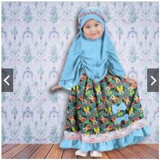 IndonesiaHeritage Gamis Pesta Anak Kiddy + Hijab Bergo + Free Bando - ihmickey