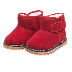 Bayi Bayi Perempuan Sepatu Anak Laki-laki Anak Laki-laki Musim Dingin Salju Tebal Sepatu Boots Bulu-Intl