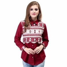 Inficlo Dress Wanita/baju atasan wanita/fashion wanita/best seller SRSx482 Red