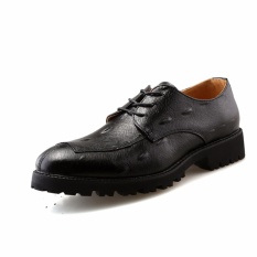 Inlike Baru Fashion Gaya Buaya Sepatu Baju Pria, Berkualitas Tinggi Pria Oxford, Oxford Sepatu untuk Pria Retro British Fashion-Intl