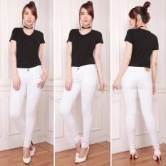 Nusantara Jeans Celana Wanita Skinny Putih Tulang