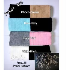 Inner Bandana Rajut / Ciput Rajut Polos - Dalaman Jilbab Hijab