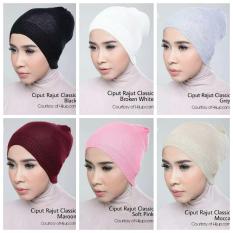 Inner Hijab Ciput Rajut Anti Pusing - isi 6 PCS