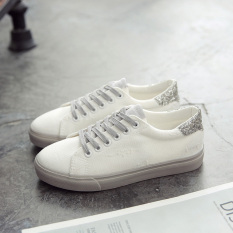 Ins Korea Fashion Style Perempuan Yang Super Api Sepatu Kets Putih Sepatu Kanvas (Abu-abu) Sepatu wanita Sepatu sport sepatu sneakers wanita