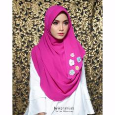 Instan Pad Blossom warna Fushia Original by Ixora Hijab