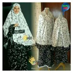 INTENDS/Couple mukena ibu dan anak/Mukena katun jepang/Mukena motif bunga/Mukena Renata