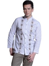 Intresse Koko Casual Bordir Stripe - Putih