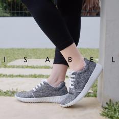 Isabel - Sepatu Kets Wanita YOONA Sneakers Shoes - Hitam