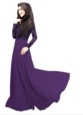 Busana Muslim Wanita Maxi Panjang Gaun Dubai Maroko Kaftan Kaftan Jilbab Islam Abaya Muslim Turki Arabic Dresses Jubah-Intl